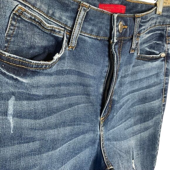 UPCYCLED Women's Jeans Size 4 Handpainted Back Pockets - Picture 7 of 14